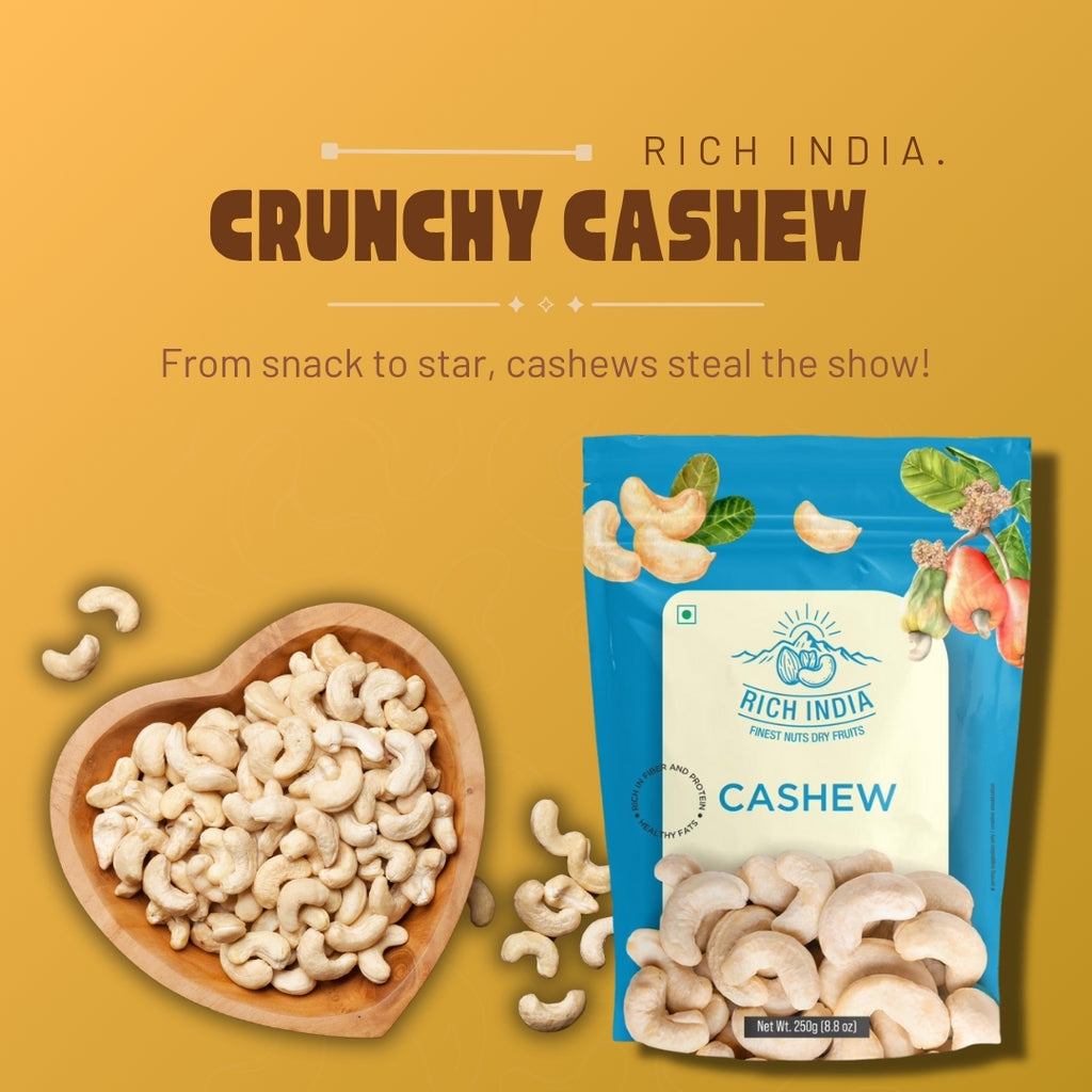 Rich India Cashews - 250g