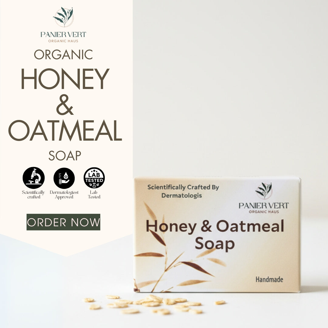 Panier Vert Organic Haus: Honey & Oatmeal Soap