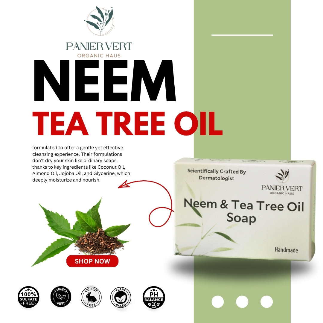 Panier Vert | Neem & Tea Tree Oil Soap