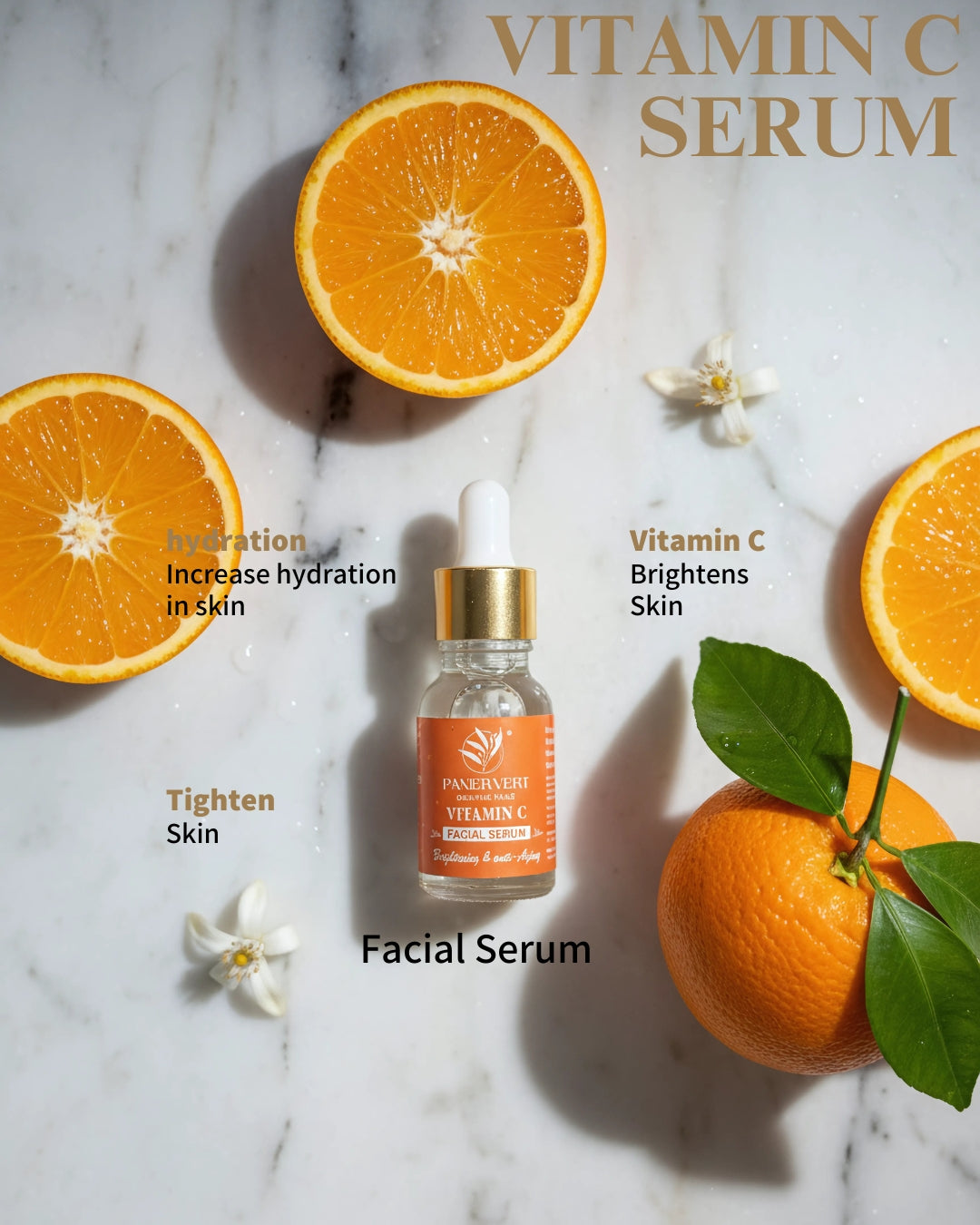Panier Vert Vitamin C serum 100% Organic