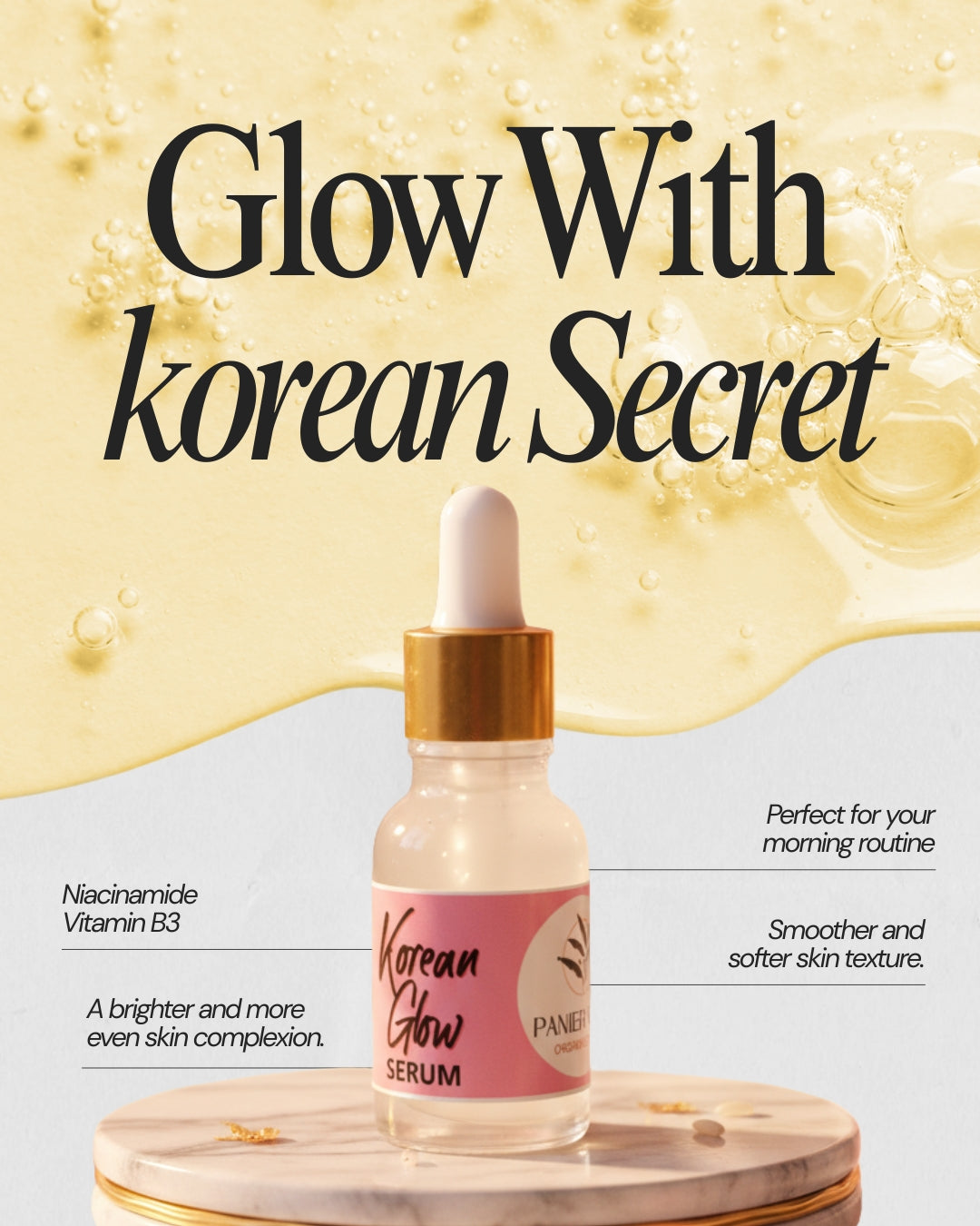 Korean Glow Serum with Niacinamide