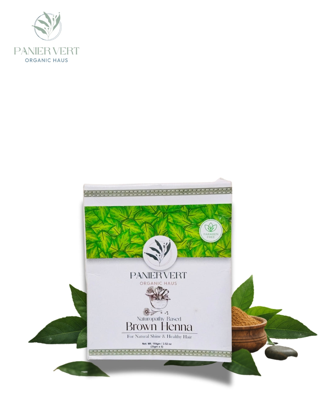 Unlock Natural Shine: Panier Vert Black Henna - Organic Hair Care
