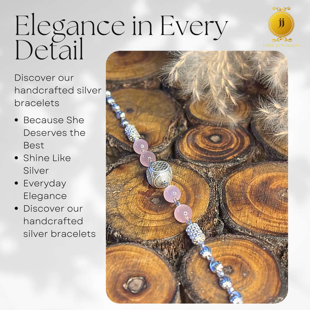 Pure Silver Rose Radiance Bracelets For Her 4.97 Silver [with silver bill]