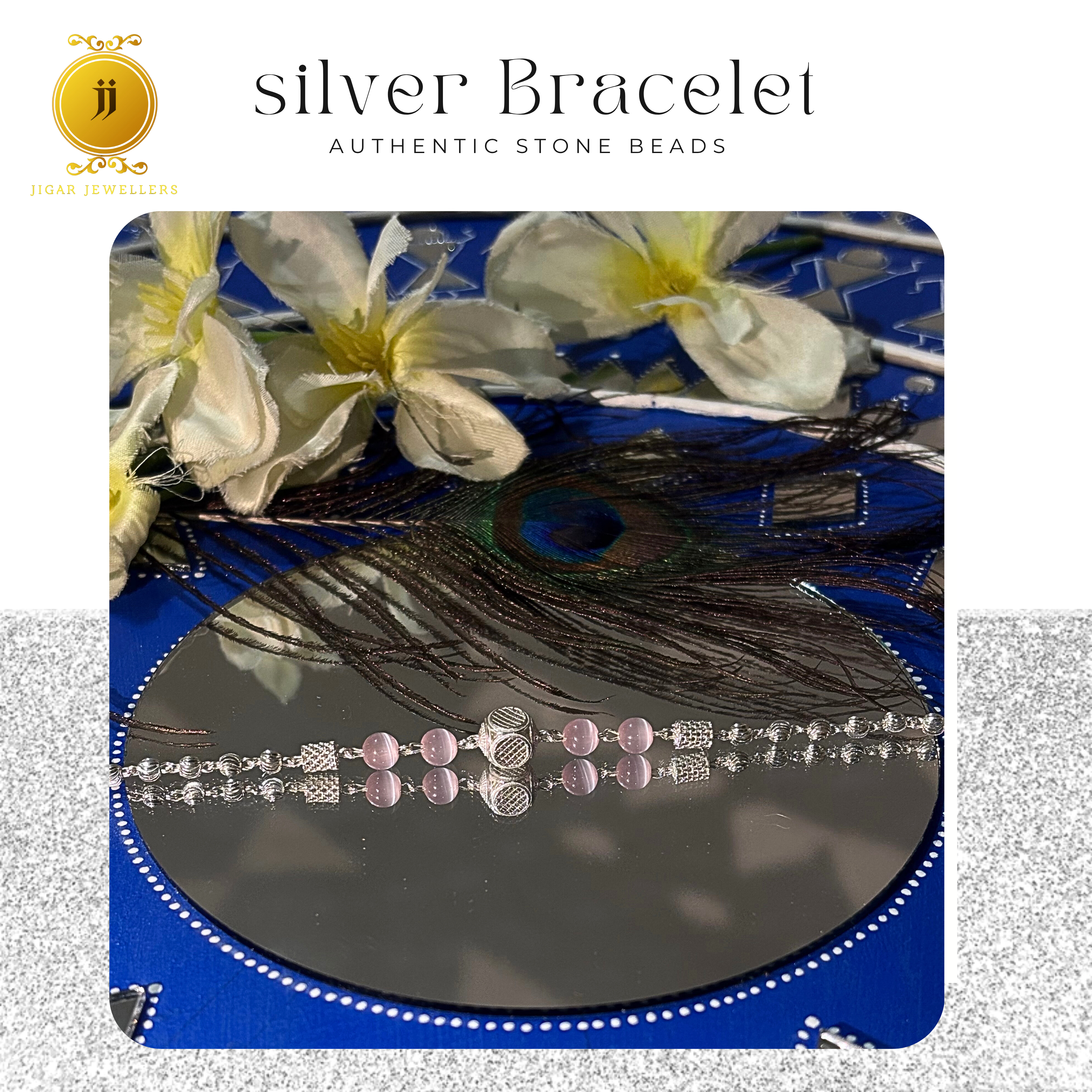 Pure Silver Rose Radiance Bracelets For Her 4.97 Silver [with silver bill]