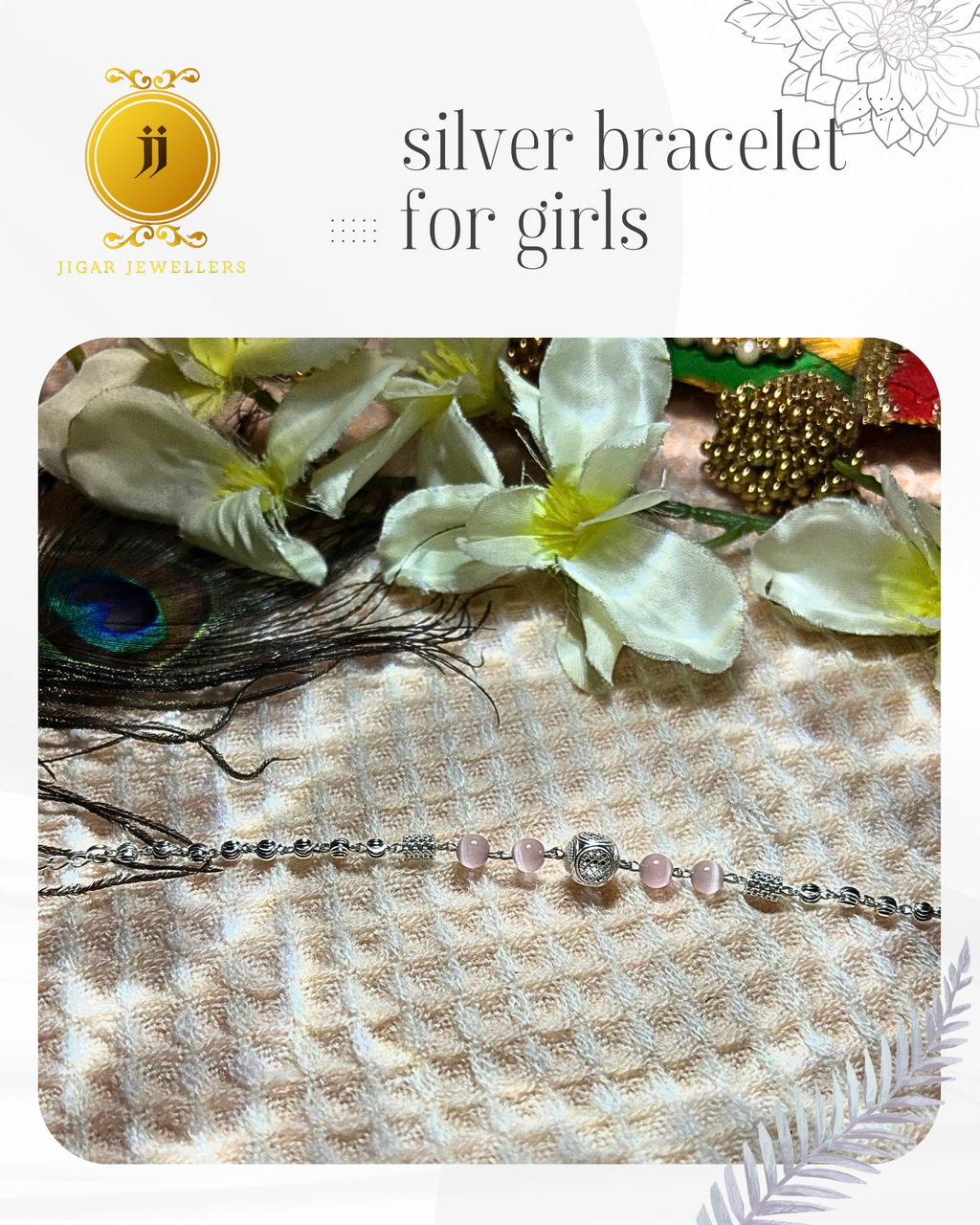 Pure Silver Rose Radiance Bracelets For Her 4.97 Silver [with silver bill]