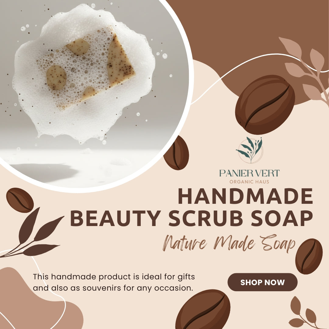 Panier Vert Organic Haus: Coffee Scrub Soap