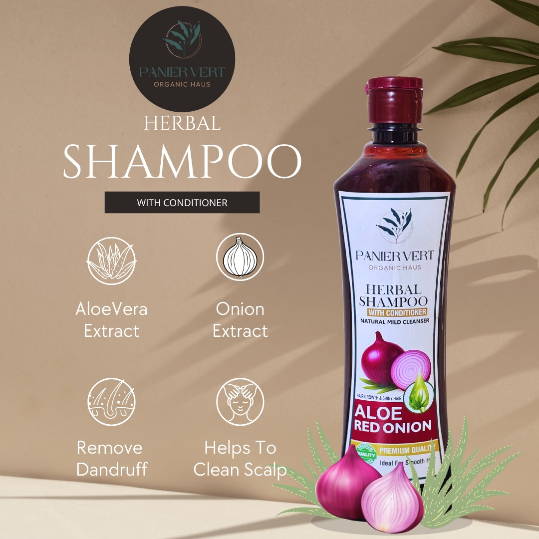 Panier Vert | Aloe & Red Onion Herbal Shampoo with Conditioner
