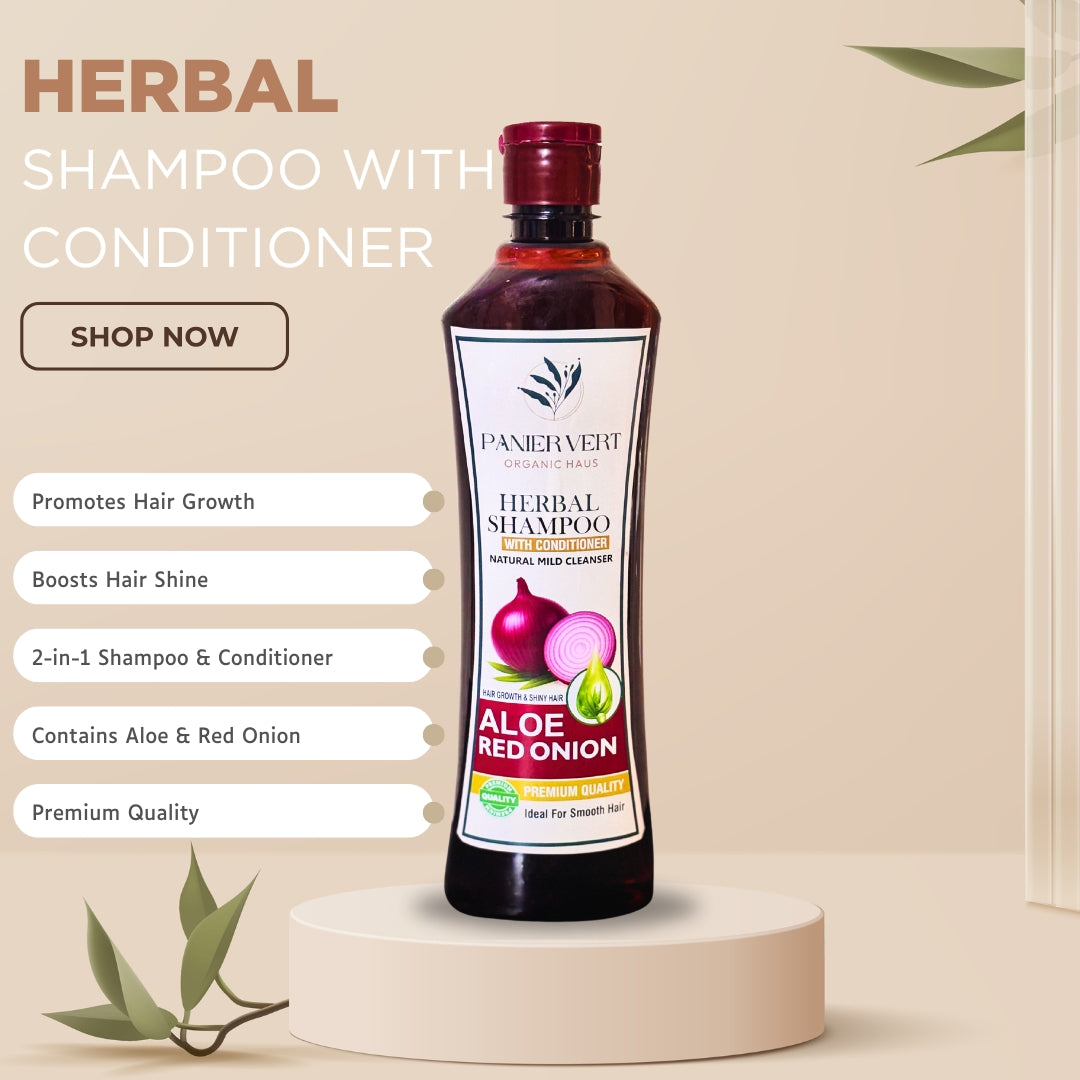 Panier Vert | Aloe & Red Onion Herbal Shampoo with Conditioner