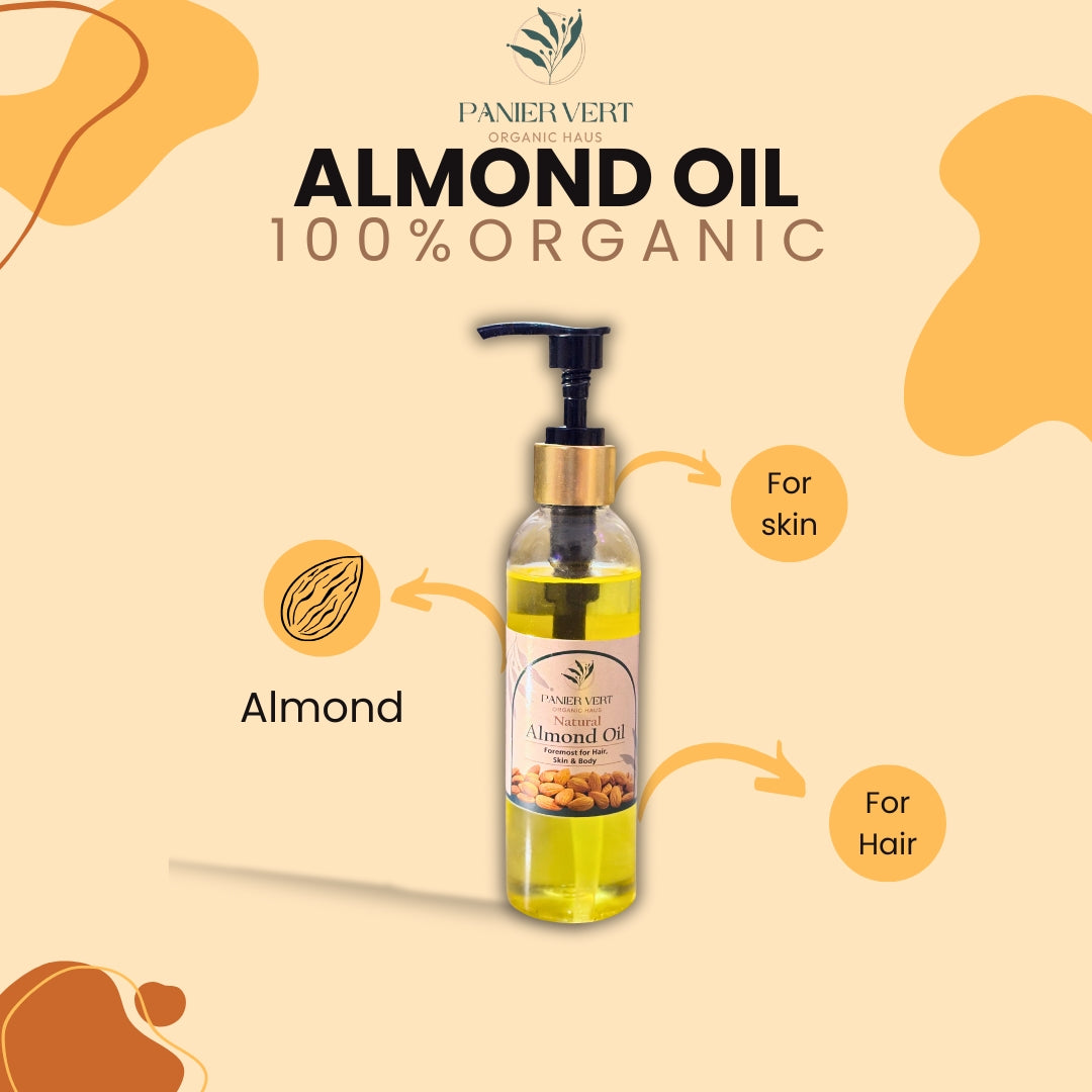 Panier Vert 100% Organic Natural Almond Oil
